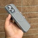 Luxury Heat Dissipation Magsafe Magnetic Holder Stand Phone Case For iPhone