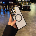 Metal Lens Frame Magnetic Phone Case for Samsung Galaxy