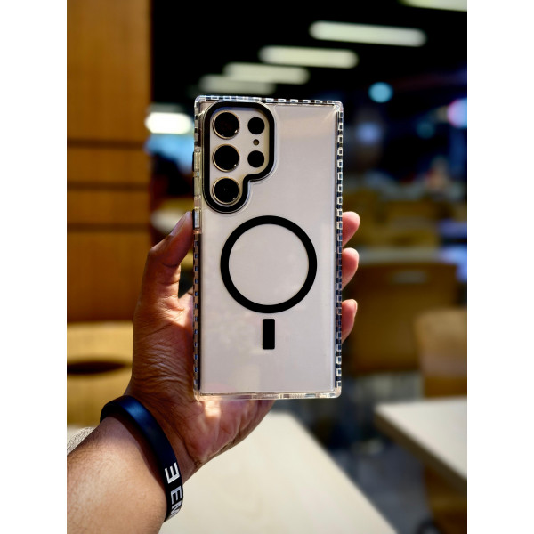 Luxury Shockproof MagSafe Clear Case for Samsung Galaxy