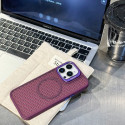 CasePro Hollow Cooling Magnetic Case with Metal Camera Glass Window Case for iPhone