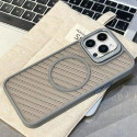 CasePro Hollow Cooling Magnetic Case with Metal Camera Glass Window Case for iPhone