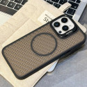 CasePro Hollow Cooling Magnetic Case with Metal Camera Glass Window Case for iPhone