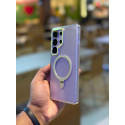 Crystal Hybrid MagSafe Stand Case For Samsung Galaxy 