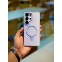 Crystal Hybrid MagSafe Stand Case For Samsung Galaxy 