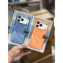 Mikalen Brand Classic Fluid Skin Silicone with Button Magsafe Case for iPhone