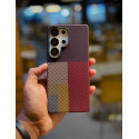 LUXO Life Carbon Fiber Texture Matte Bumper Case For Samsung Galaxy