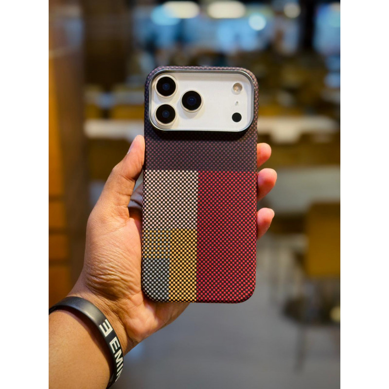 LUXO Life Carbon Fiber Texture Matte Bumper Case For iPhone