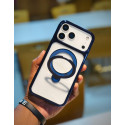 New Design i-Mike Crystal Clear Magnetic Stand Case for iPhone