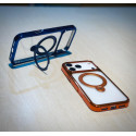 New Design i-Mike Crystal Clear Magnetic Stand Case for iPhone