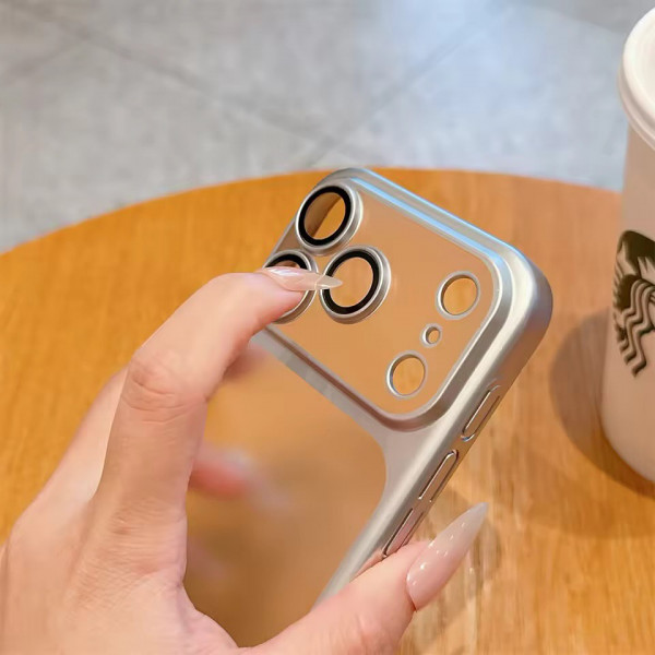 Luxury Frosted Transparent Matte Case for iPhone