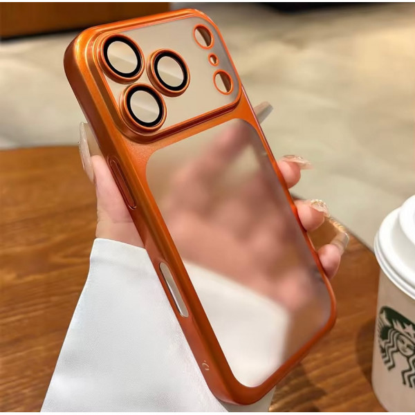 Luxury Frosted Transparent Matte Case for iPhone