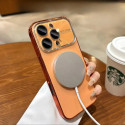 Stylish Bright Orange Auto Focus Phone Case for iPhone