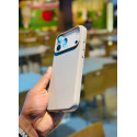 New Design Magsafe Magnetic Skin Feel PU Leather Case for iPhone