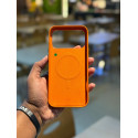 New Design Magsafe Magnetic Skin Feel PU Leather Case for iPhone