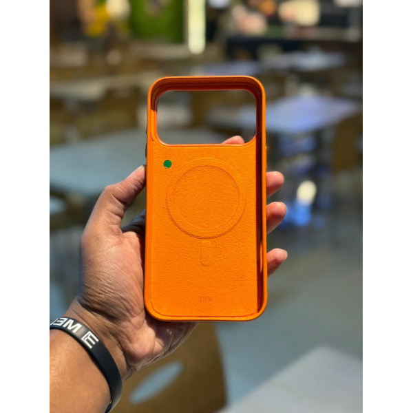 New Design Magsafe Magnetic Skin Feel PU Leather Case for iPhone