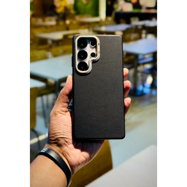 New Design Magsafe Magnetic Skin Feel PU Leather Case for Samsung Galaxy