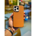 New Design Magsafe Magnetic Skin Feel PU Leather Case for iPhone
