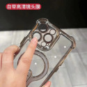 Electroplated Transparent Anti-Drop Long Strip Stand Phone Case for iPhone