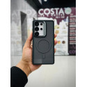 Case Pro Magsafe Magnetic Camera Glass Protector Stand Case for Samsung Galaxy