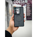Case Pro Magsafe Magnetic Camera Glass Protector Stand Case for Samsung Galaxy