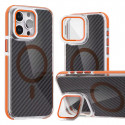 Luxury Carbon Fiber Camera Window Protective Design Phone Case for iPhone 