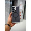 Luxury Carbon Fiber Camera Window Protective Design Phone Case for Samsung Galaxy