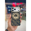 Mkio Brand Carbon Fiber Magsafe Stand Case for iPhone