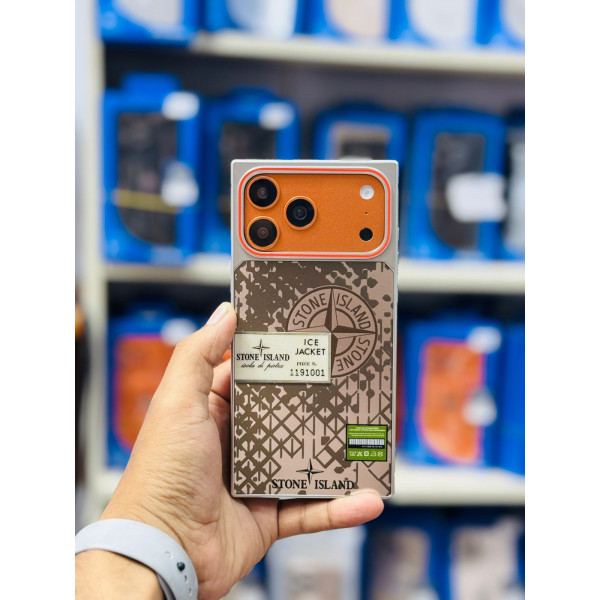 Fashion Laser Squer Shape Branded Case For iPhone