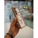 Ultra Slim Frosted Translucent Matte TPU Bumper Mag-Safe Case for Samsung Galaxy