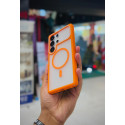 Ultra Slim Frosted Translucent Matte TPU Bumper Mag-Safe Case for Samsung Galaxy