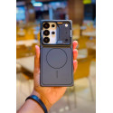 Ultra Protection Leather Feel Magsafe Phone Case for Samsung Galaxy