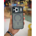 Case Pro Magsafe Magnetic Camera Glass Protector Stand Case for iPhone