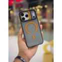 Case Pro Magsafe Magnetic Camera Glass Protector Stand Case for iPhone