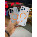 Ultra Slim Matte Finishing Orange Color Magsafe Case For iPhone (Sydnee)