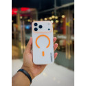 Ultra Slim Matte Finishing Orange Color Magsafe Case For iPhone (Sydnee)