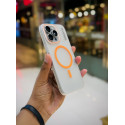 Ultra Slim Matte Finishing Orange Color Magsafe Case For iPhone (Sydnee)