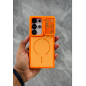 Luxury Shockproof MagSafe Camera Window Protective Case for Samsung Galaxy
