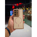 Luxury Shockproof MagSafe Camera Window Protective Case for Samsung Galaxy