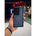 Luxury Shockproof MagSafe Camera Window Protective Case for Samsung Galaxy