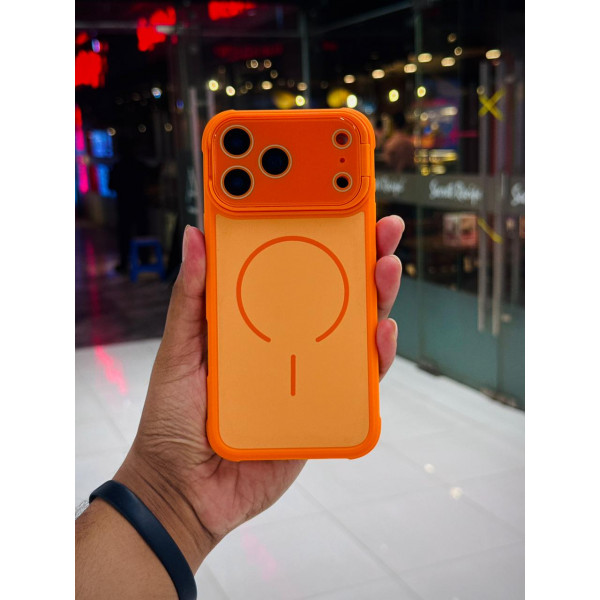 Luxury Shockproof MagSafe Camera Window Protective Case for iPhone