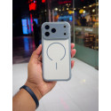 Luxury Shockproof MagSafe Camera Window Protective Case for iPhone