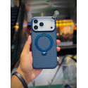 Luxury Denim Texture Magsafe Magnetic Stand Case for iPhone