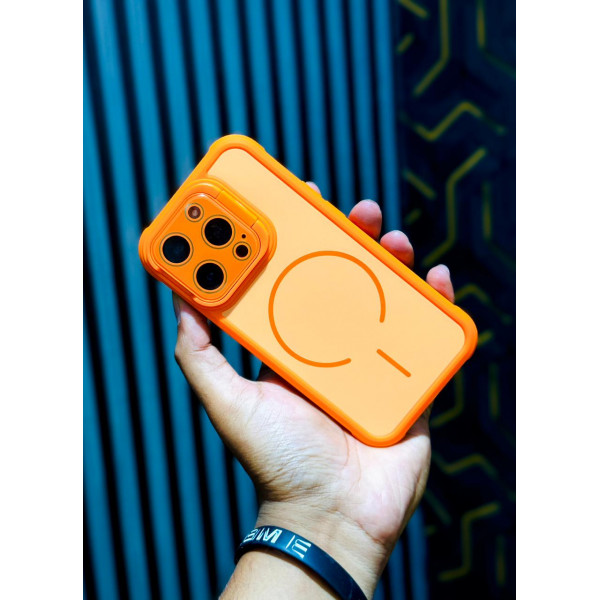 Luxury Shockproof MagSafe Camera Window Protective Case for iPhone