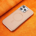 [Magsafe Compatible] Micro-Sanded Electroplated Lather Essentials Series  Casetials Series Case