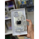 Pearl Rhinestone Bracelet Phone Case With Camera Protector For iPhone
