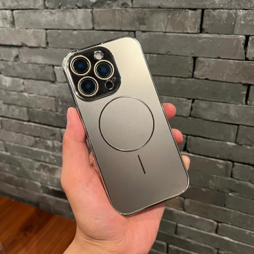 Premium Brust finish Magsafe D-Case For iPhone