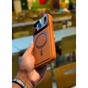 Premium PU Leather Case with Camera Glass – For iPhone