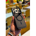 Premium PU Leather Case with Camera Glass – For iPhone