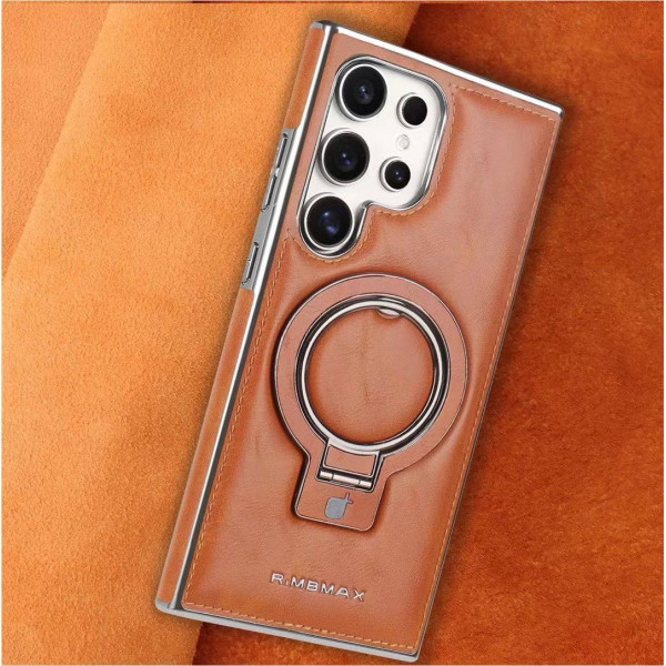 RMBMAX Premium Leather with metal Stand case for samsung