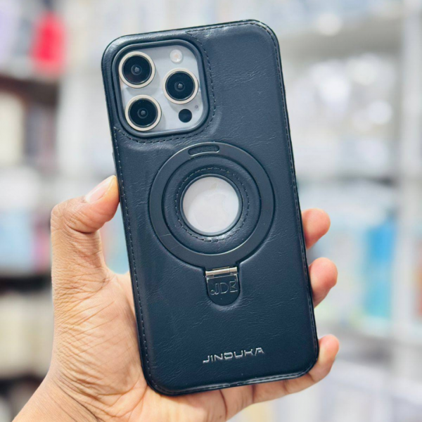 Jinduka Premium Leather with stand Case.
